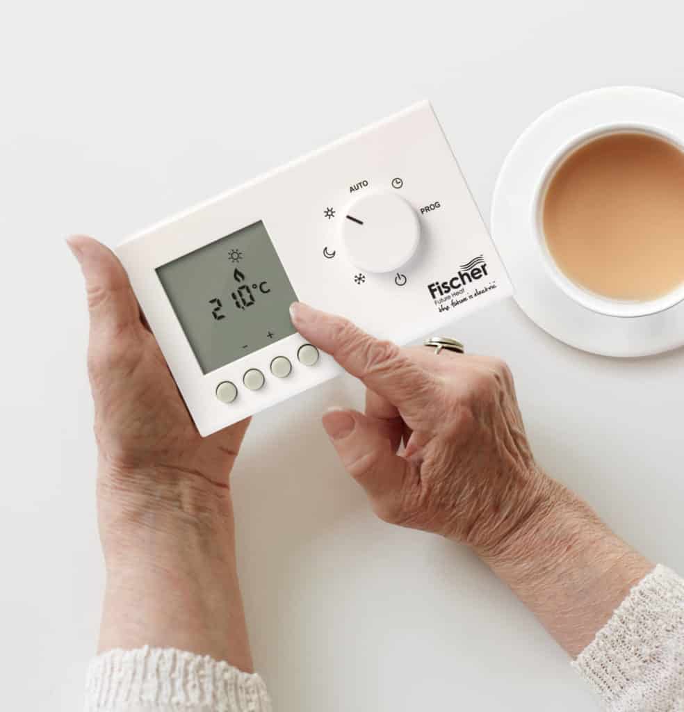 Kabelloses Funk-Thermostat der Fischer Classic